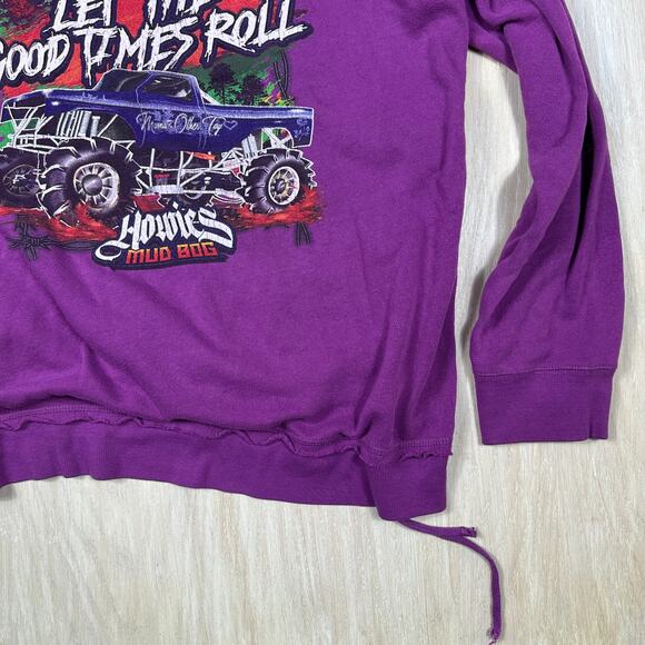 MV Sport Howies Mud Bog Monster Truck Graphic Pullover Hoodie Casual Sweater XL - Picture 12 of 16